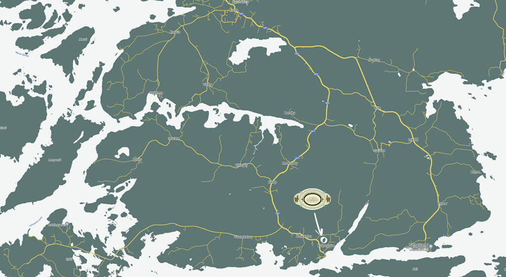 Korpoströms Gård kartta